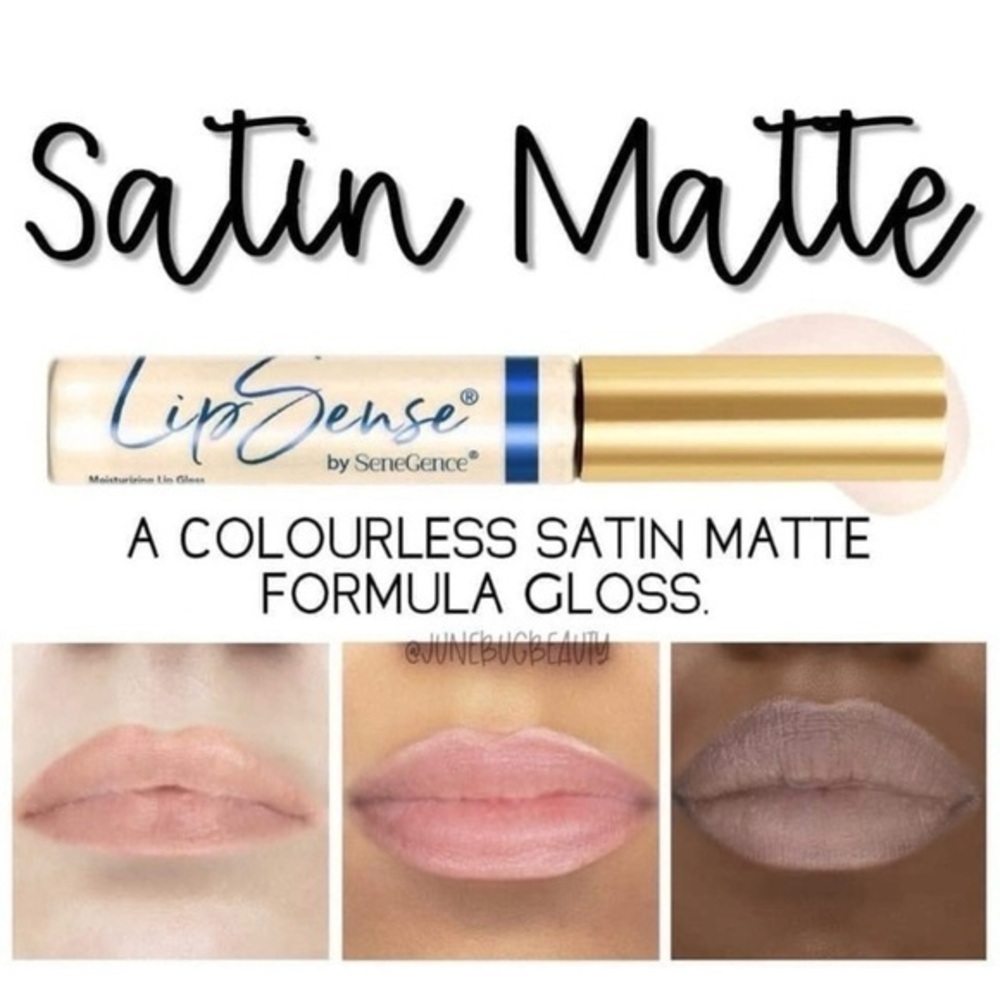NWT. LipSense Satin Matte Gloss by SeneGence - Colorless